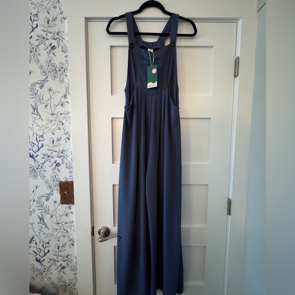 Halara Adjustable Strap Waffle Casual Overalls